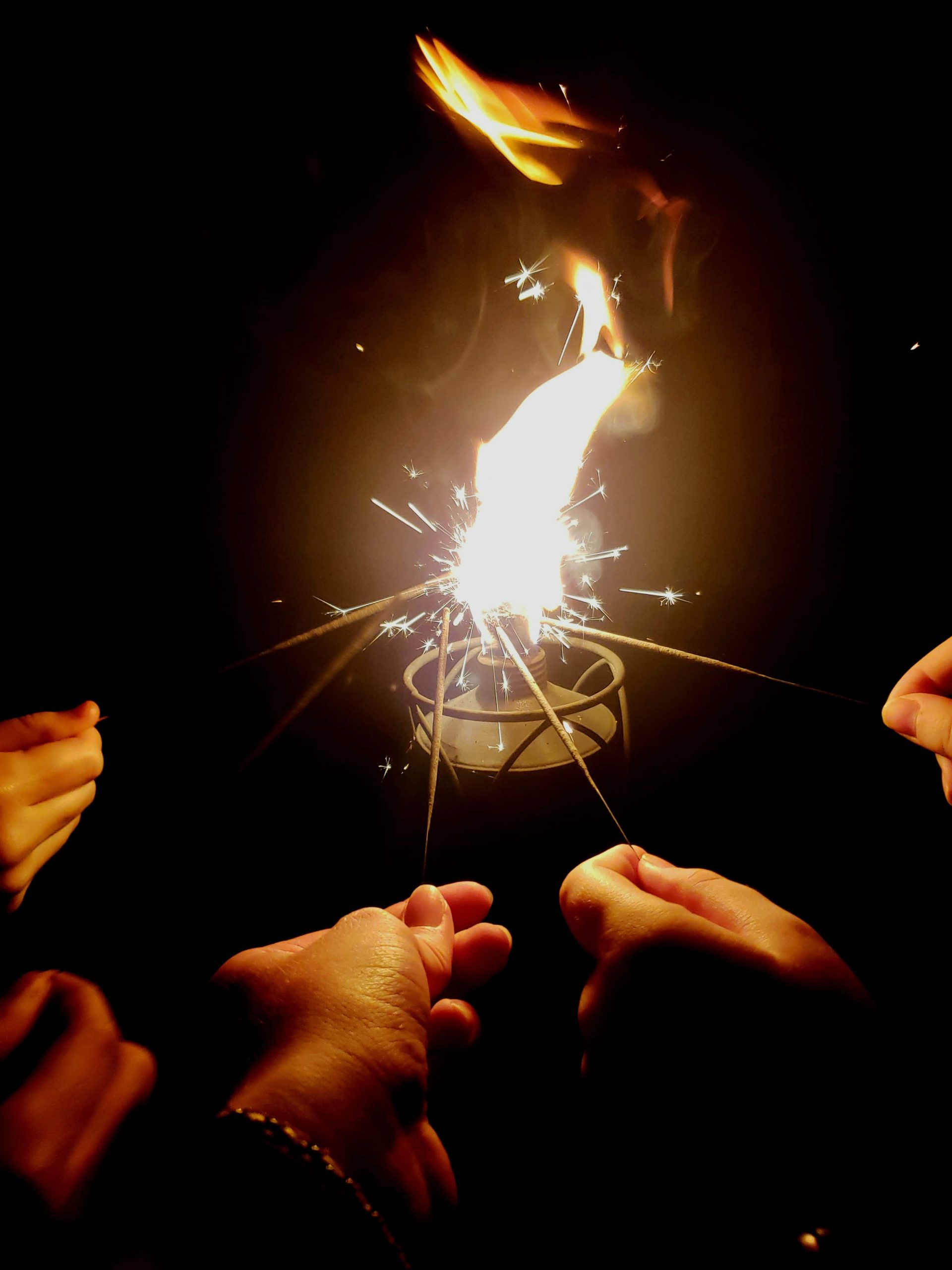 3rd Place – Sparklers with Friends Emily Hunt