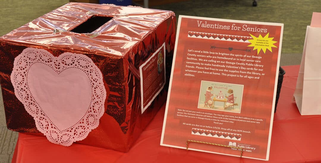 Geauga County Public Library to launch Valentines for Seniors program on January 7